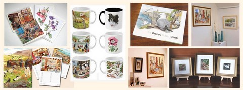 art prints, mugs, cards, books and original paintings online shop from tracy hall watercolour artist