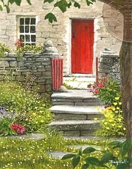 red door miniature painting