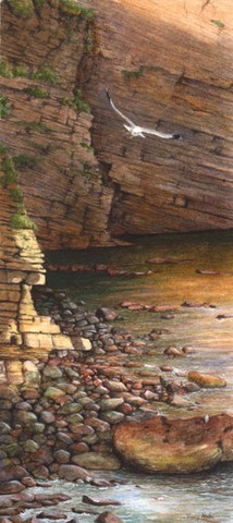 windwick bay miniature painting by tracy hall