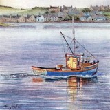 creel boat miniature