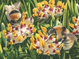 bee miniature painting