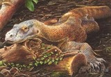 komodo dragon miniature painting