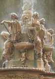ross fountain miniature painting